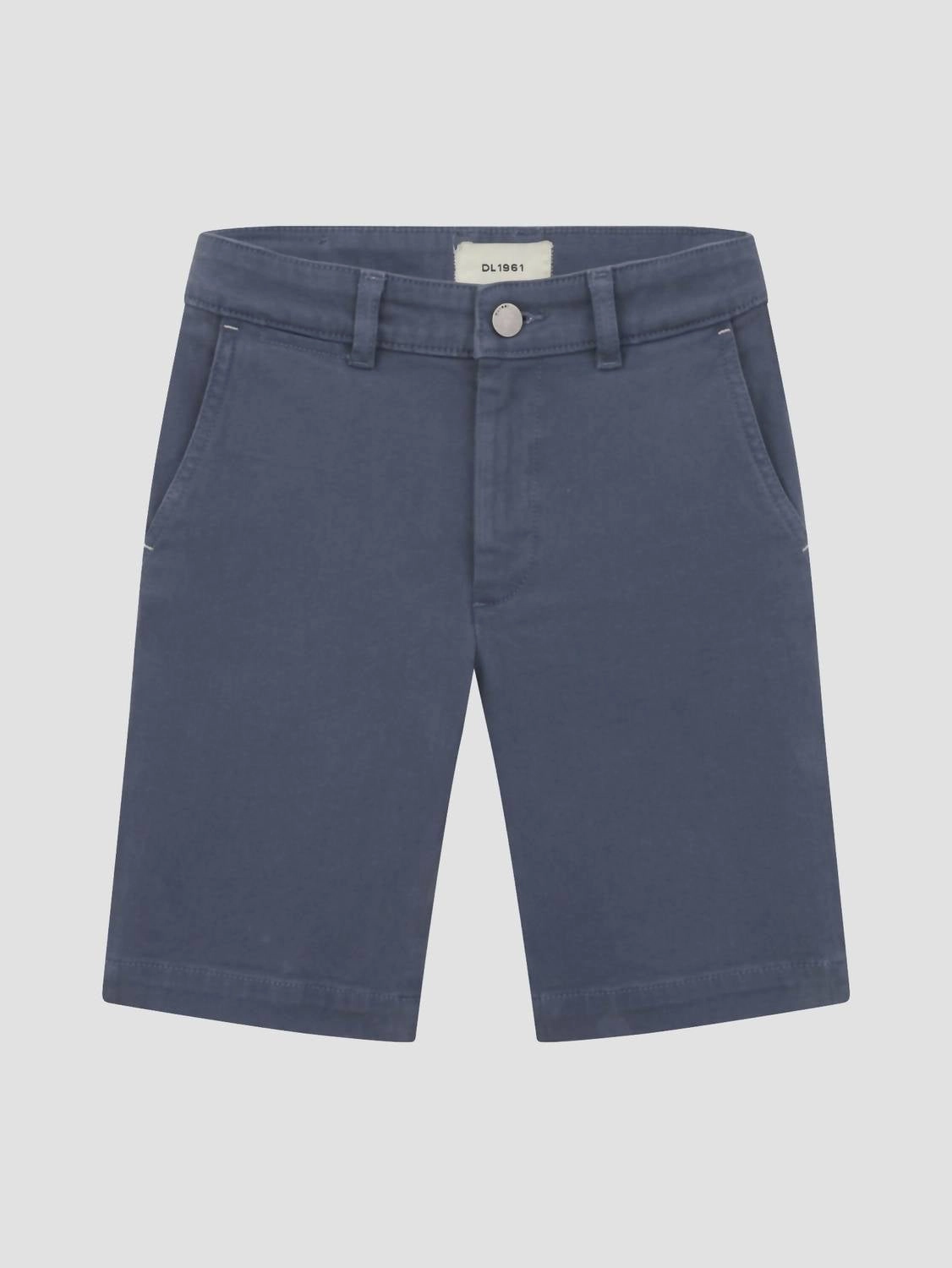 Boys Jacob Chino Short In Stone Blue boys athletic shorts, cargo shorts boys