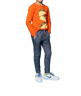 Boys Long Sleeve T-Shirt In Taco Night graphic tees for boys, polo shirts boys