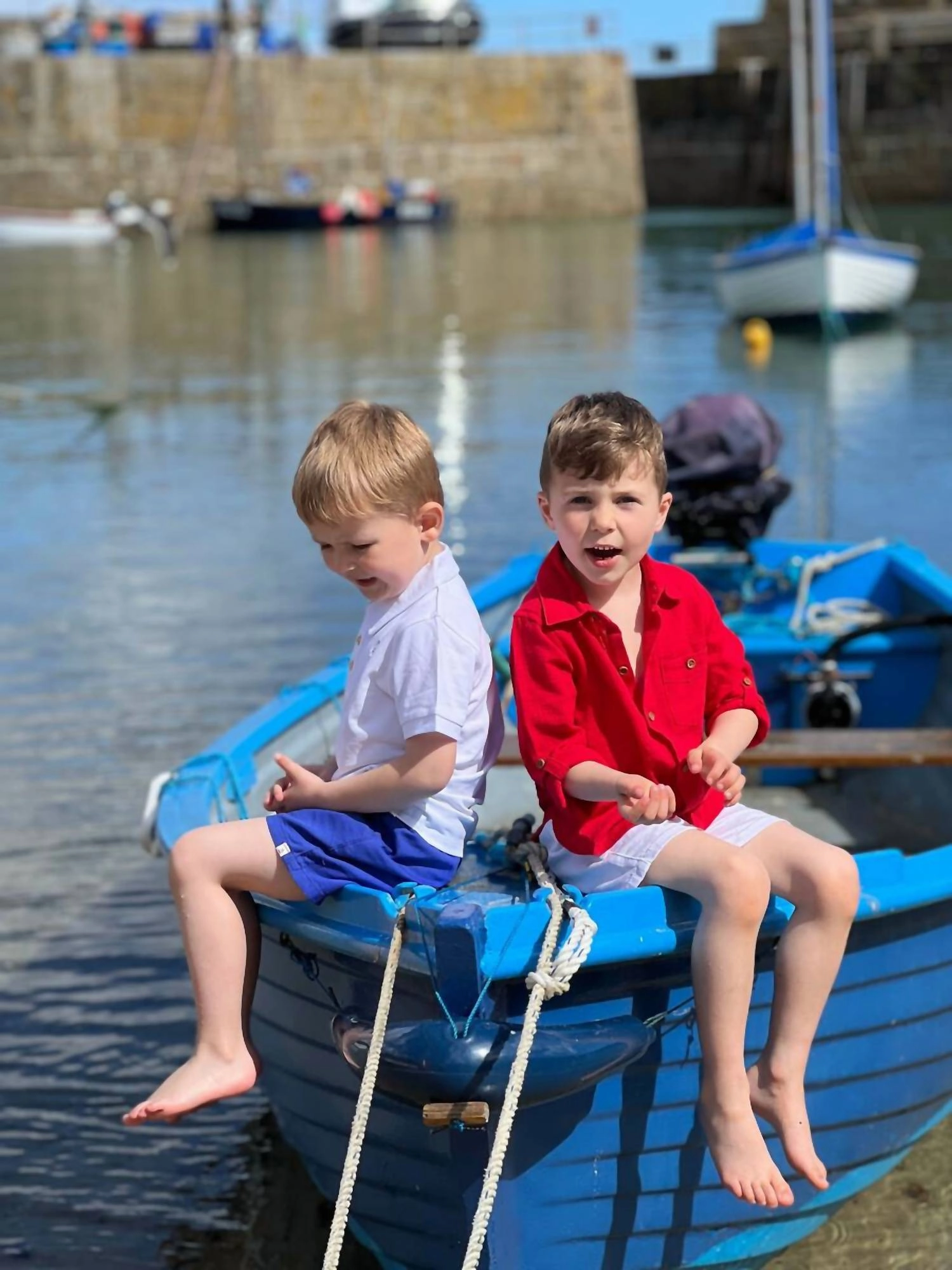 Boys Merchant Button Down Shirt In Red Boys Henley T Shirt