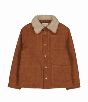 Boys Pablo Jacket In Cognac winter jackets for boys, lightweight puffer boys