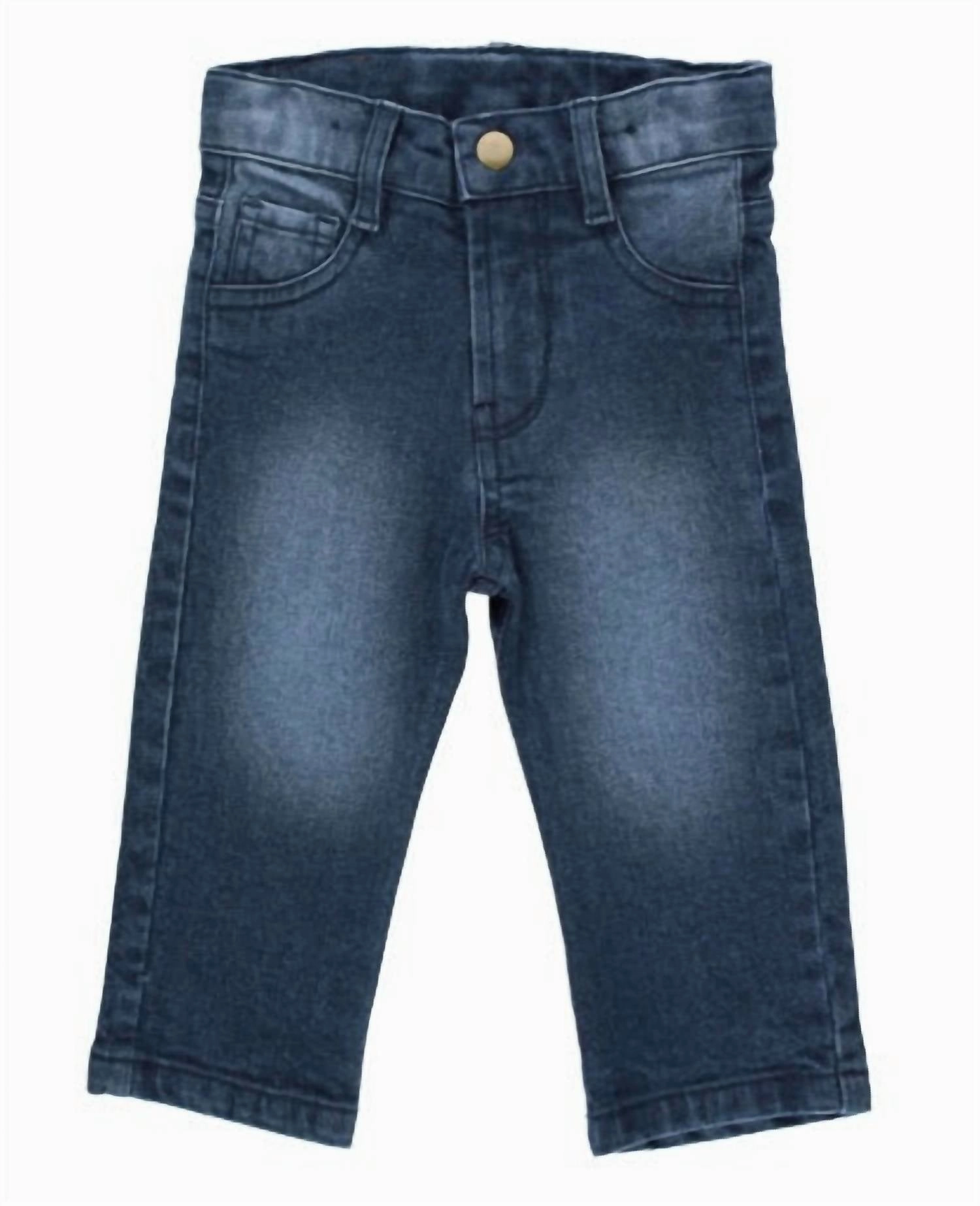 Boys Rugged Straight Jeans In Medium Wash Boys Stretch Skinny Jeans