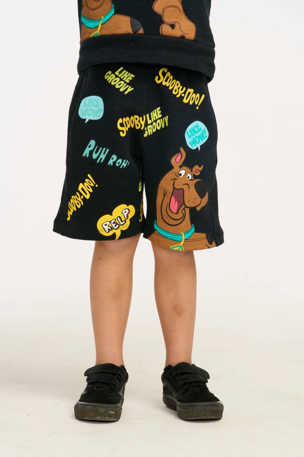 Boys Scooby Doo Groovy Short In Shadow Boys Drawstring Athletic Shorts