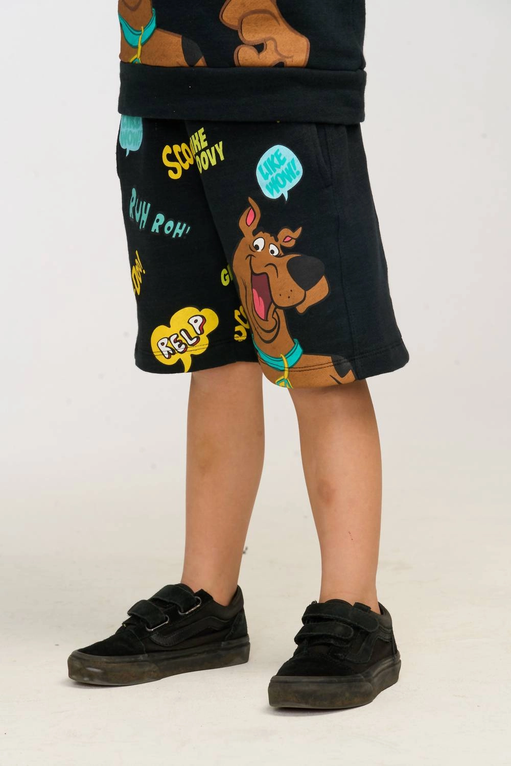 Boys Scooby Doo Groovy Short In Shadow Boys Drawstring Athletic Shorts