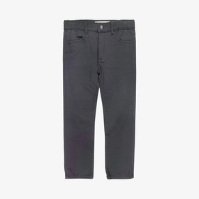 Boys Skinny Twill Pant In Charcoal Grey boys jogger pants, school uniform pants boys