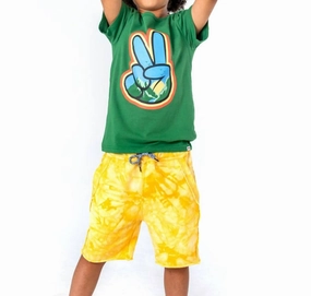 Brighton Shorts In Lemon Drop boys athletic shorts, cargo shorts boys