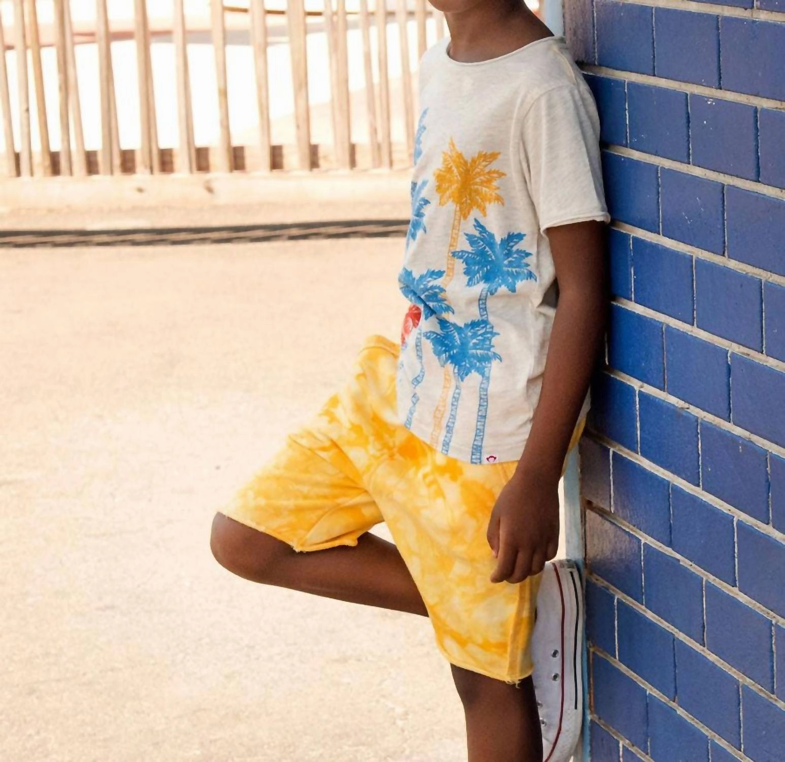 Brighton Shorts In Lemon Drop Boys Drawstring Athletic Shorts