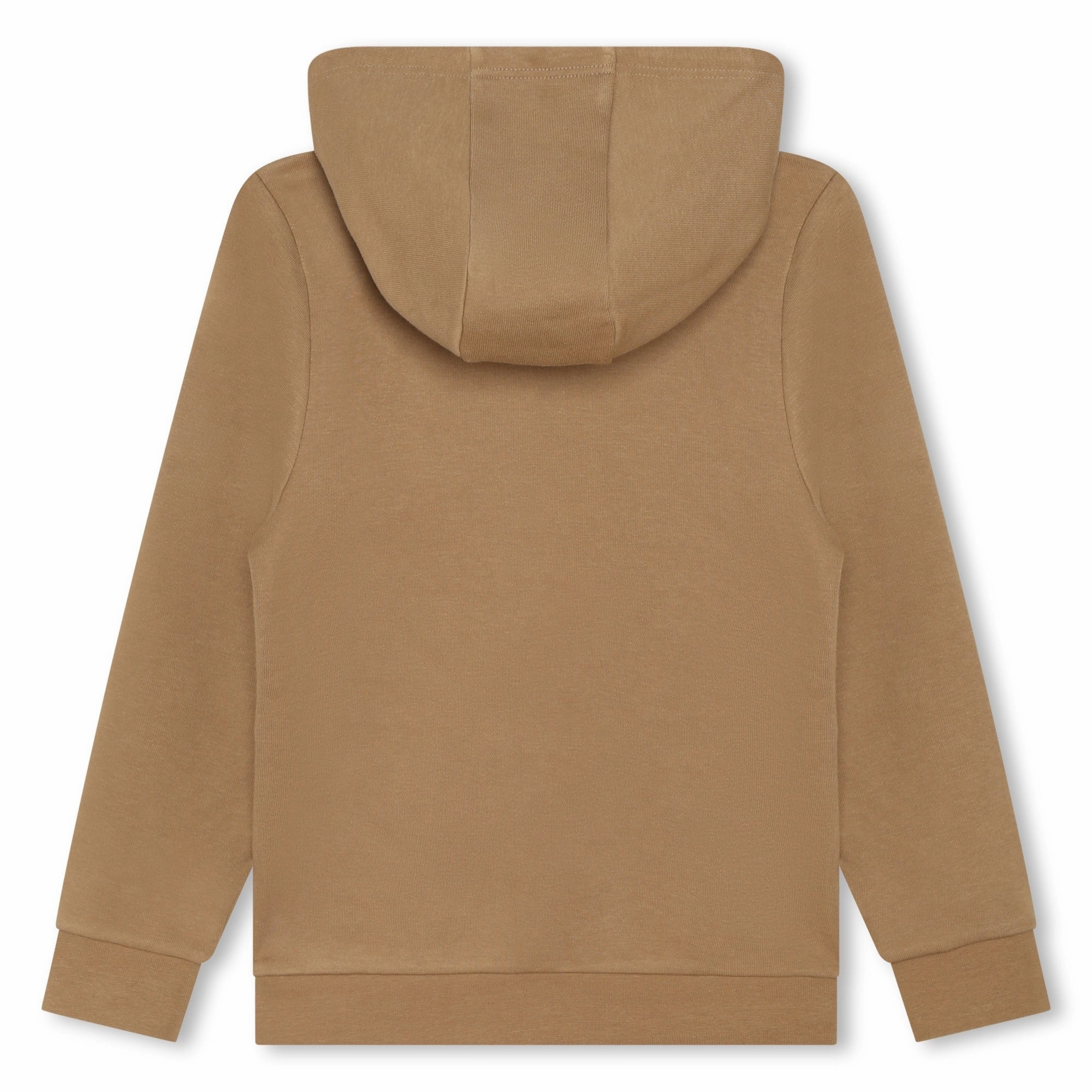 Brown Zip-Up Sweatshirt Boys Half Zip Pullover