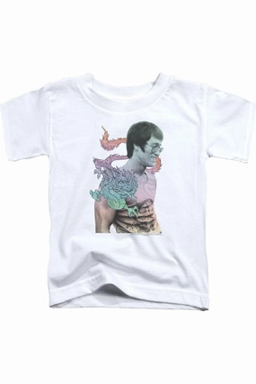 Bruce Lee A Little Bruce Short Sleeve Juvenile Tee / T-Shirt graphic tees for boys, polo shirts boys