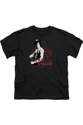 Bruce Lee Little Dragon Short Sleeve Juvenile Tee / T-Shirt graphic tees for boys, polo shirts boys