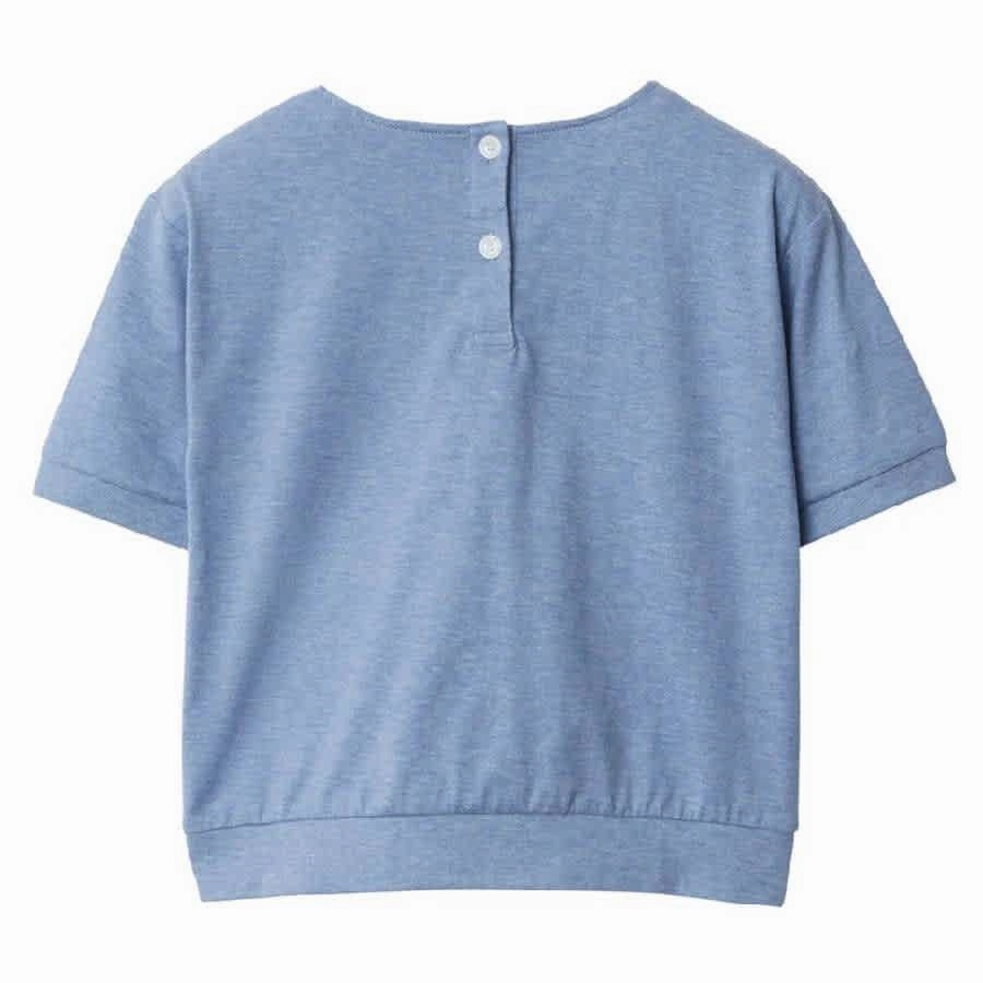 Burberry Girls Embroidered Logo Short Sleeve T-Shirt Girls Tunic Top