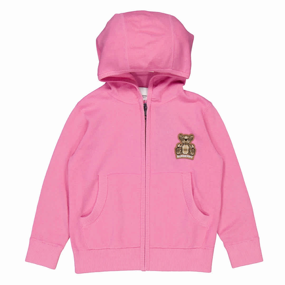 Burberry Girls Thomas Bear Hooded Top ruffle tops girls, long sleeve tees girls