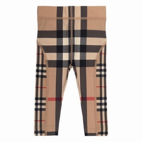 Burberry Girls Vintage Check Pattern Leggings leggings girls, wide leg pants girls