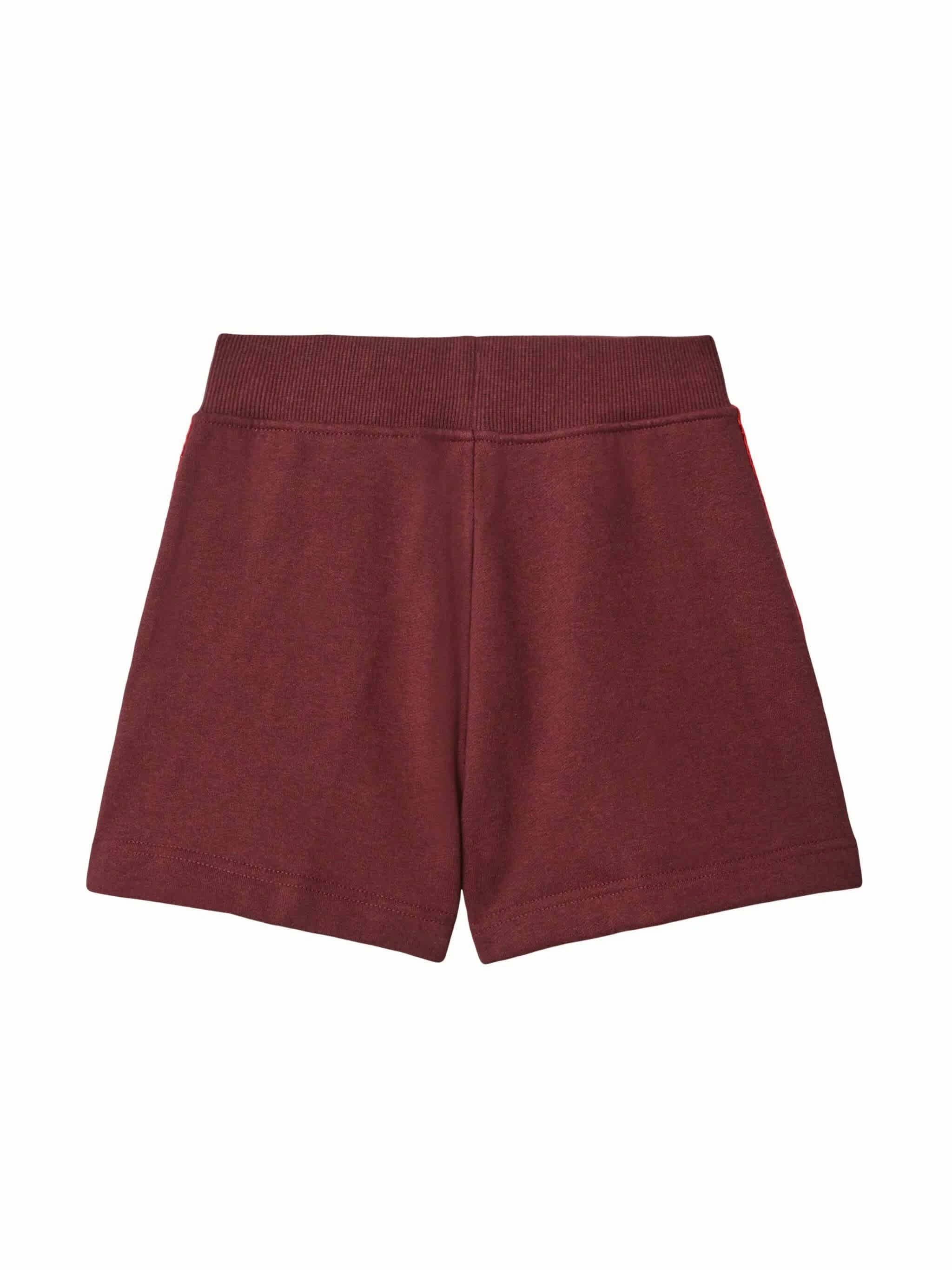 Burberry Kids Caterina Cotton Shorts Girls Scallop Hem Shorts