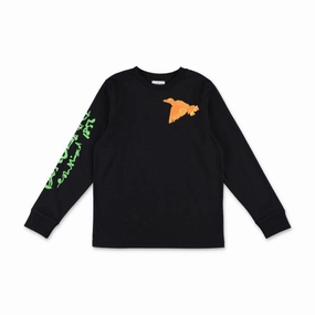 Burberry Kids Logo Printed Cotton Sweatshirt boys cable knit, zip up knitwear boys