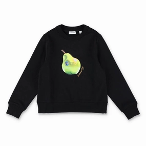 Burberry Kids Pear Printed Cotton Sweatshirt boys cable knit, zip up knitwear boys