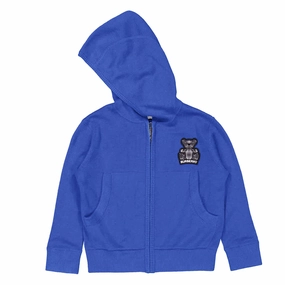 Burberry Kids Thomas Bear Hooded Top boys cable knit, zip up knitwear boys