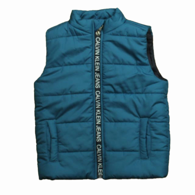 Calvin Klein Boys Teal Vest winter jackets for boys, lightweight puffer boys