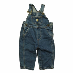 Carhartt Boys Blue Overalls 2-piece outfit boys, toddler matching sets