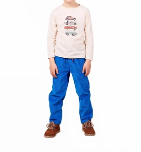 Cars Organic T-Shirt In Beige graphic tees for boys, polo shirts boys