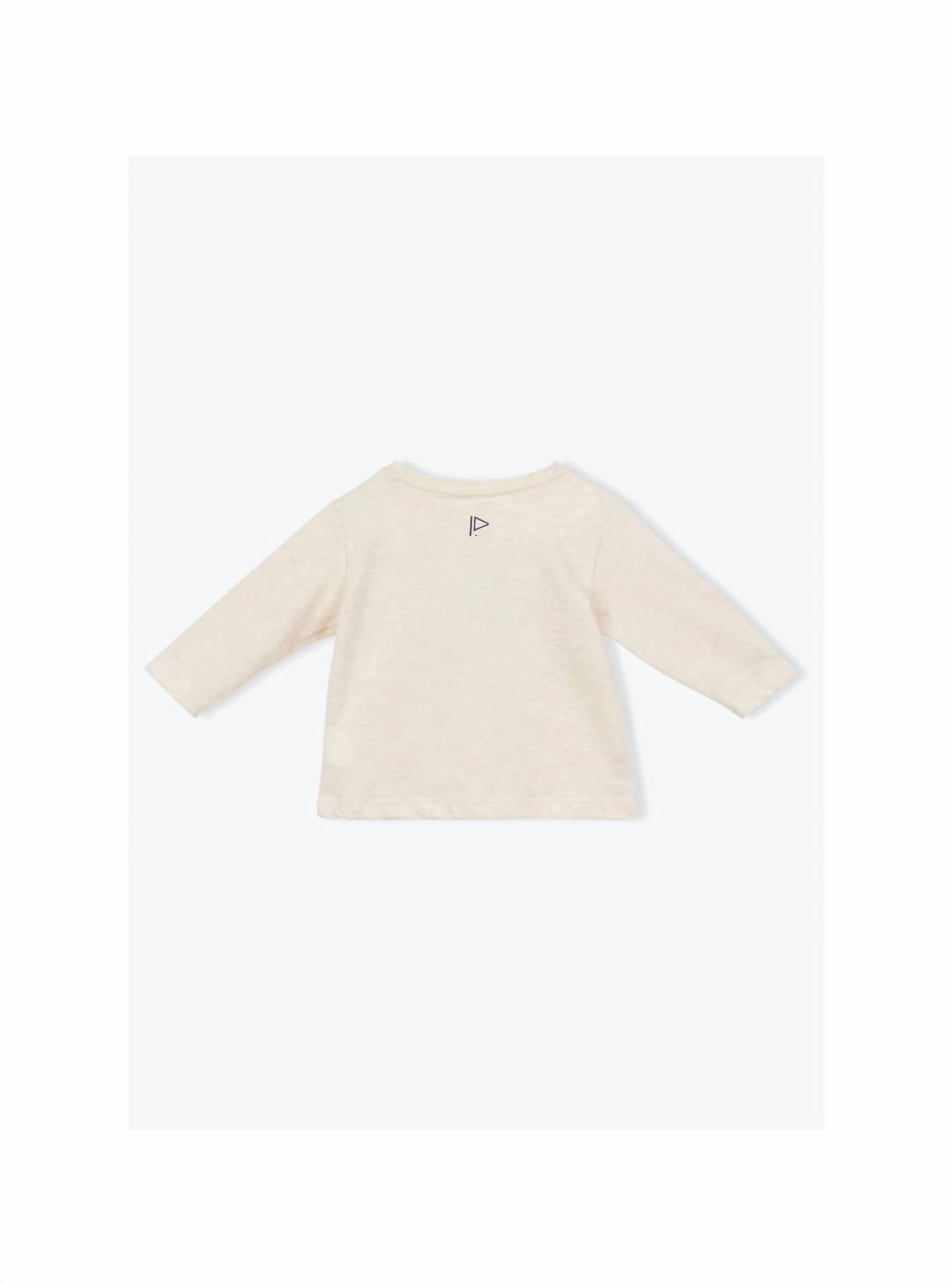 Cars Organic T-Shirt In Beige Boys Henley T Shirt