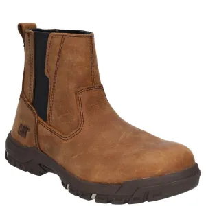 Caterpillar Abbey Slip On Safety Boot Lightweight Running Shoes,Slip On Athletic Shoes,Breathable Workout Shoes
