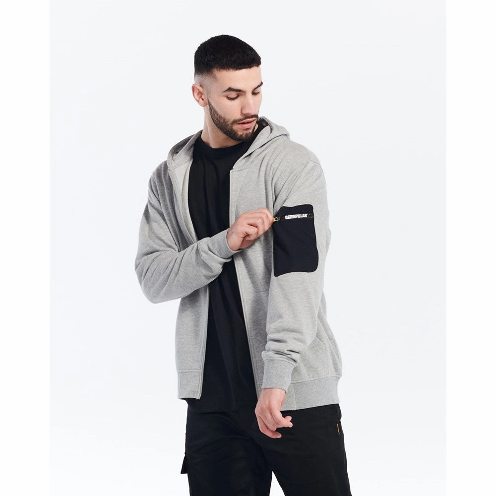 Caterpillar Loopback Full Zip Hoodie Men's Sports Casual Shoes
