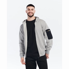 Caterpillar Loopback Full Zip Hoodie Basketball Shoes, Running Shoes