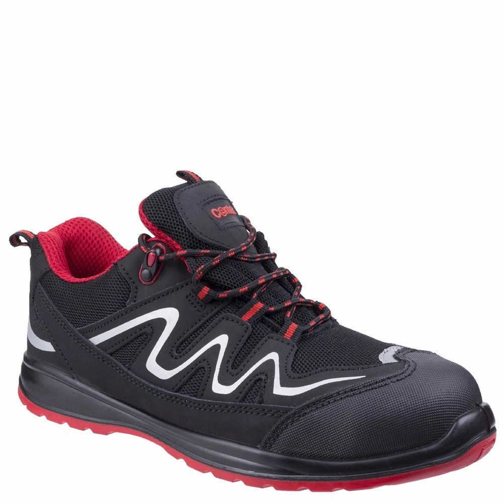 Centek FS312 Extra Light Water Resistant Safety Trainer Lightweight Running Shoes,Slip On Athletic Shoes,Breathable Workout Shoes