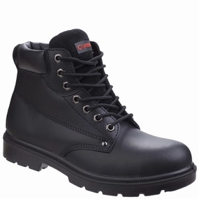 Centek FS331 Classic Ankle S3 Black Safety Boot Lightweight Running Shoes,Slip On Athletic Shoes,Breathable Workout Shoes