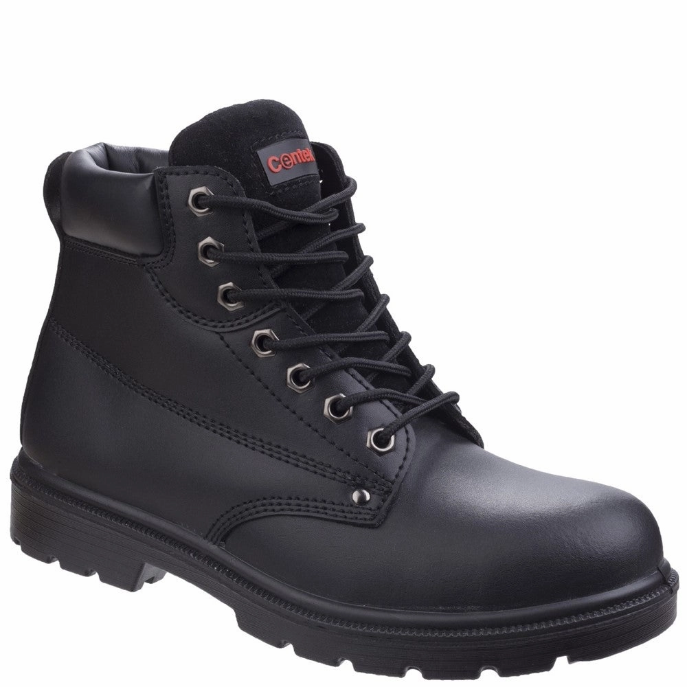 Centek FS331 Classic Ankle S3 Black Safety Boot Lightweight Running Shoes,Slip On Athletic Shoes,Breathable Workout Shoes