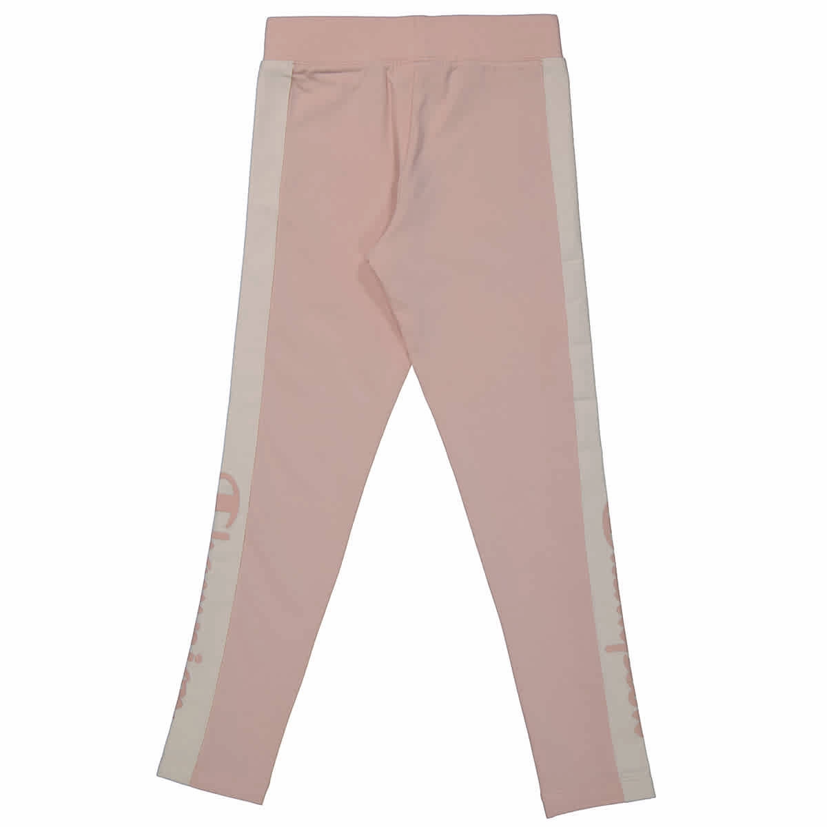 Champion Girls Pink Super Ultra Light Spring Terry Logo Leggings Girls Flared Leggings
