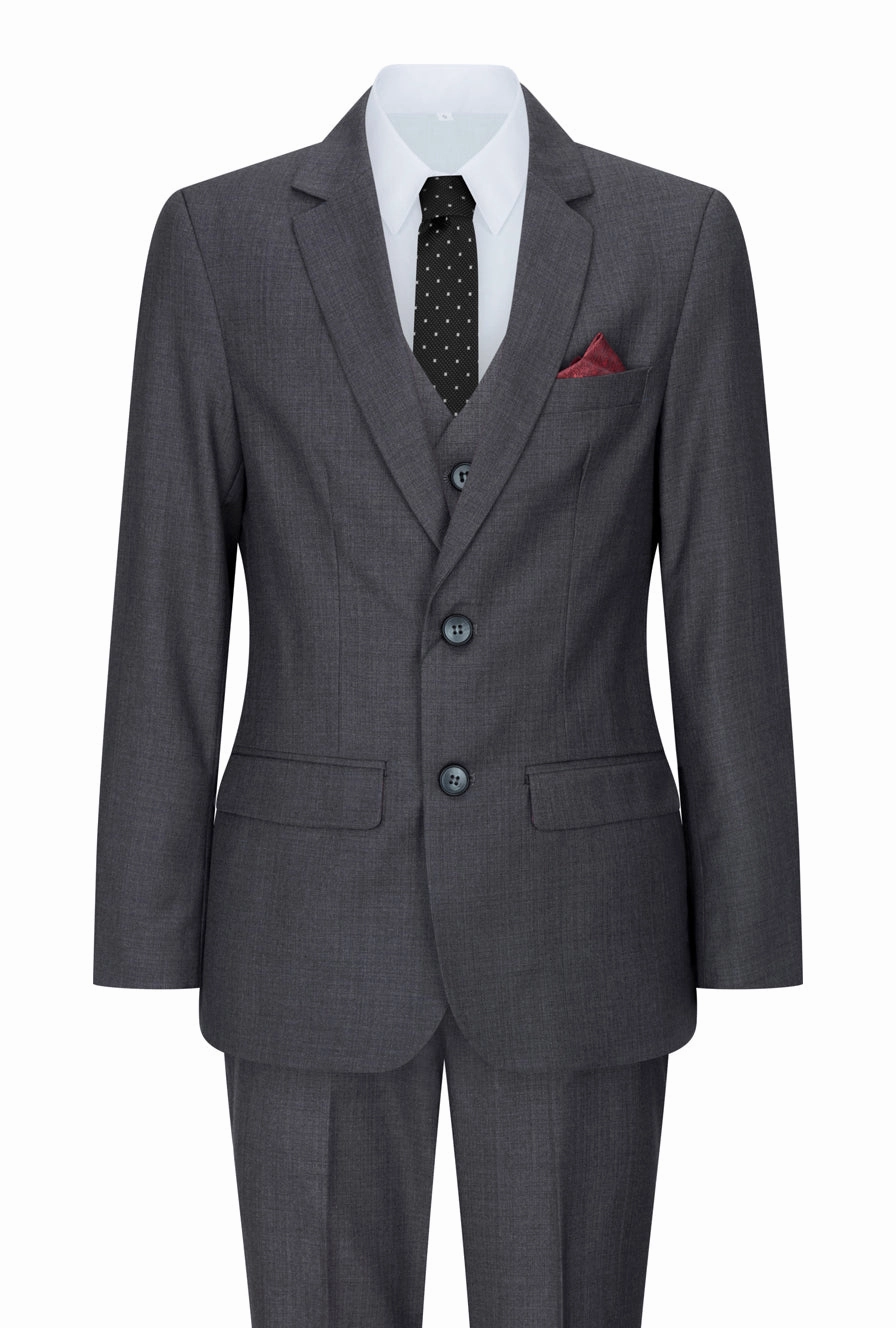 Charles 3 Piece Wedding Suit Formal Elegant Boys Summer Matching Set
