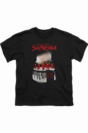 Chilling Adventures Of Sabrina Dark Baptism Short Sleeve Youth Tee / T-Shirt graphic tees for boys, polo shirts boys