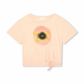 Chloe Girls Graphic-Print Cotton T-Shirt ruffle tops girls, long sleeve tees girls
