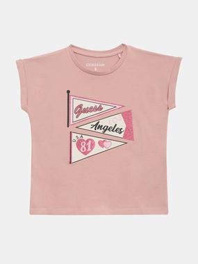 Chris Banner Tee (7-14) ruffle tops girls, long sleeve tees girls