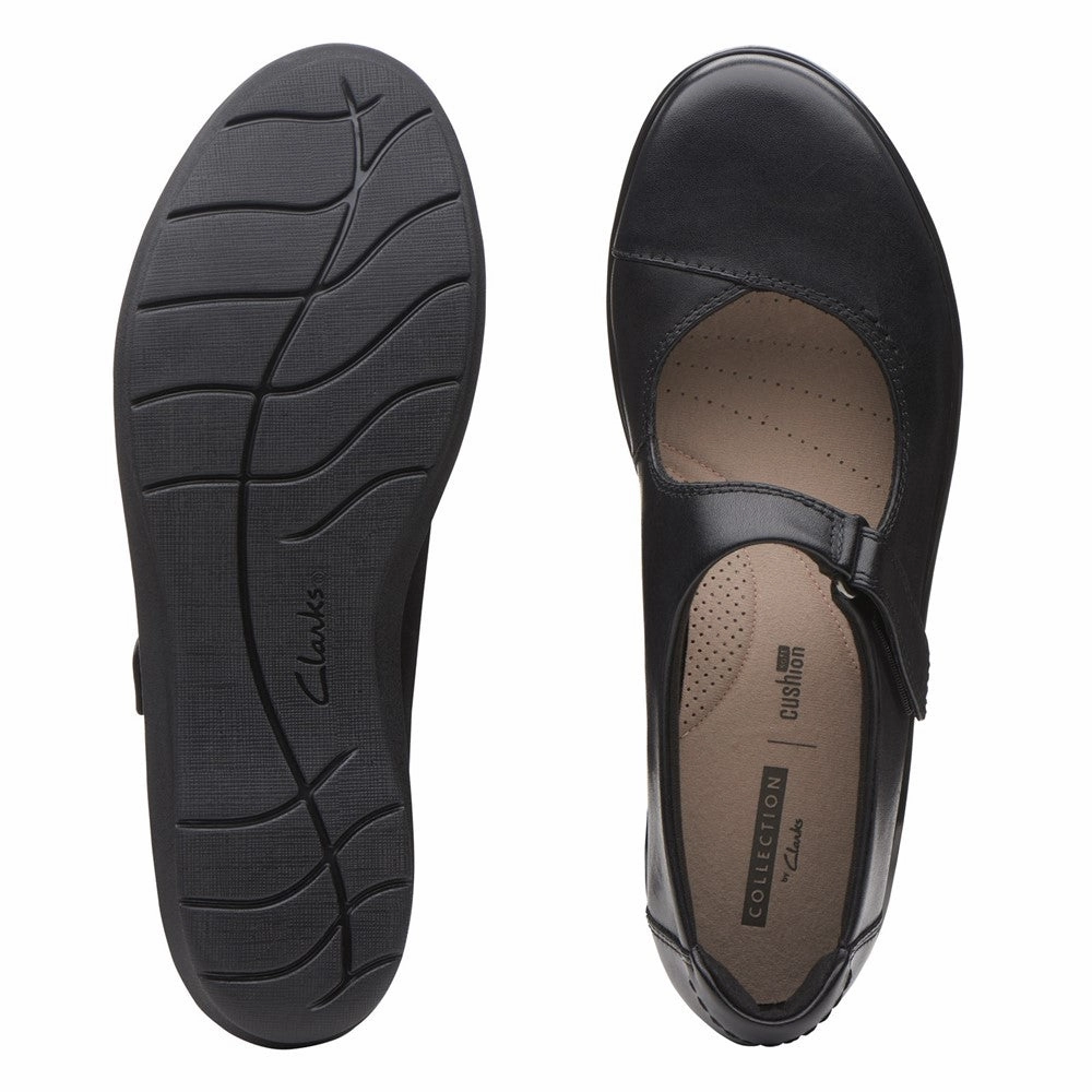 Clarks Hope Henley Riptape Shoes Women's Sneakers Casual Walking Shoes