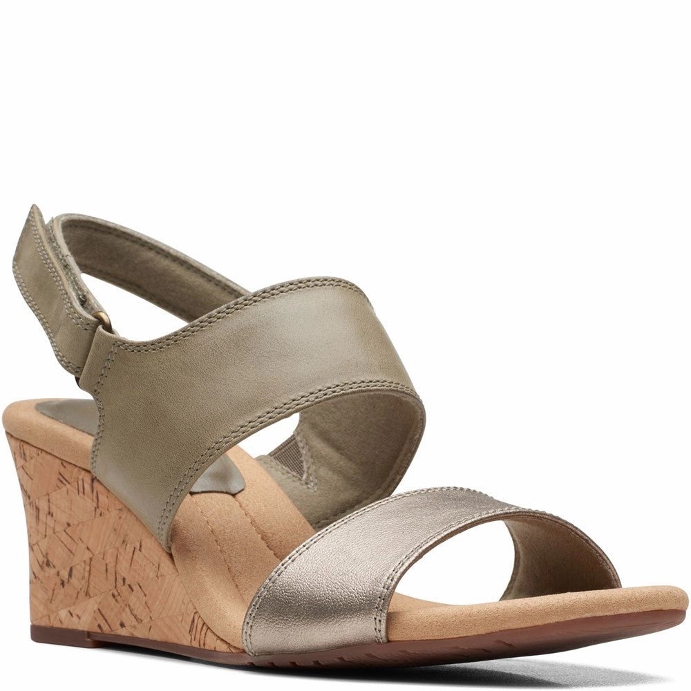 Clarks Kyarra Faye Sandals Lightweight Running Shoes,Slip On Athletic Shoes,Breathable Workout Shoes