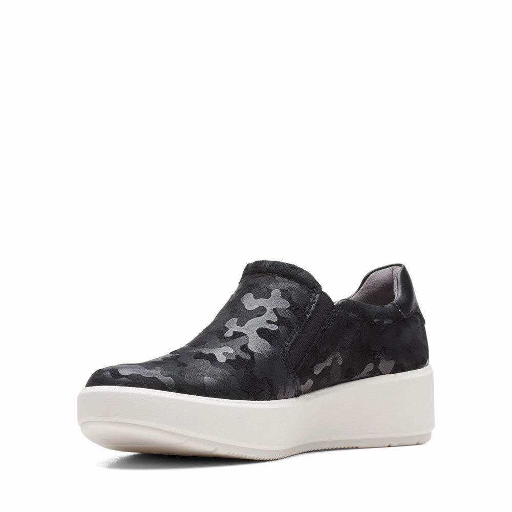 Clarks Layton Step Zip Shoes Women's Sneakers Casual Walking Shoes