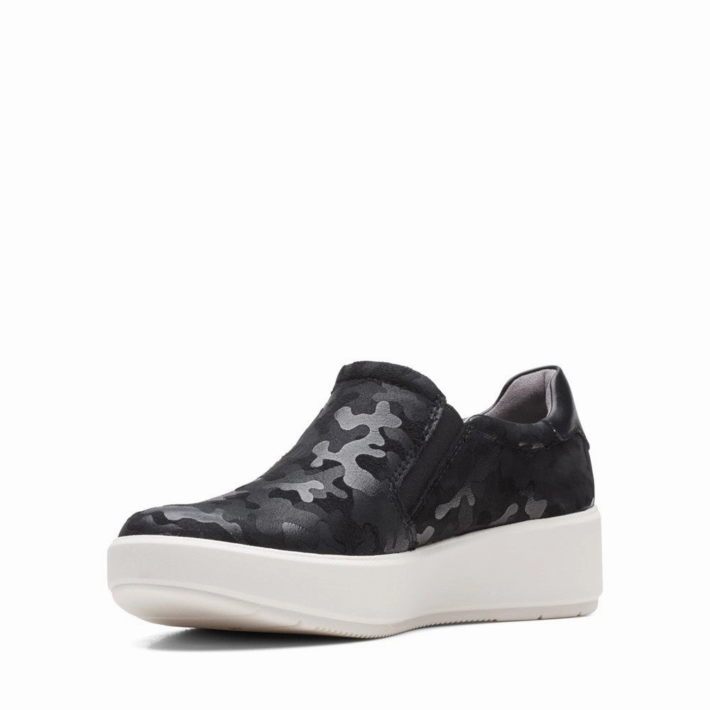 Clarks Layton Step Zip Shoes Women's Sneakers Casual Walking Shoes