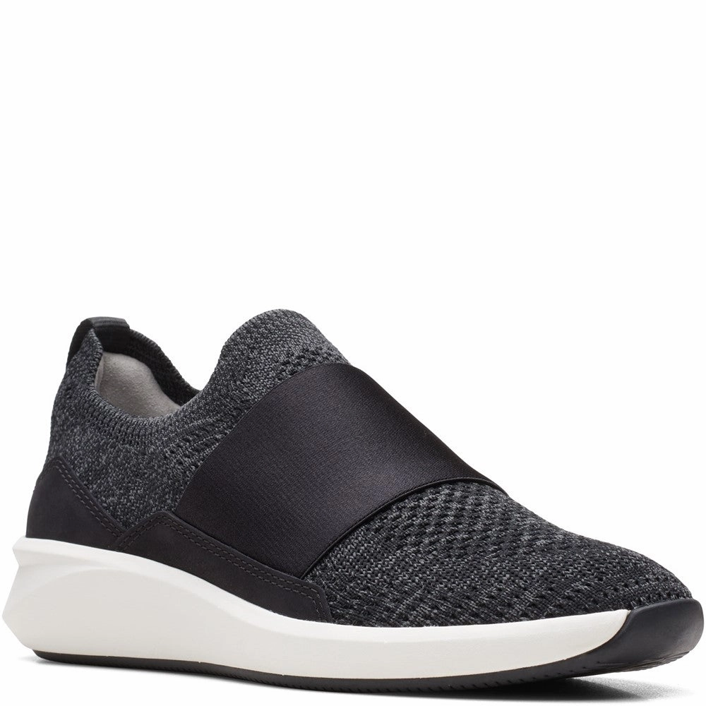 Clarks Un Rio Knit  Shoes Lightweight Running Shoes,Slip On Athletic Shoes,Breathable Workout Shoes