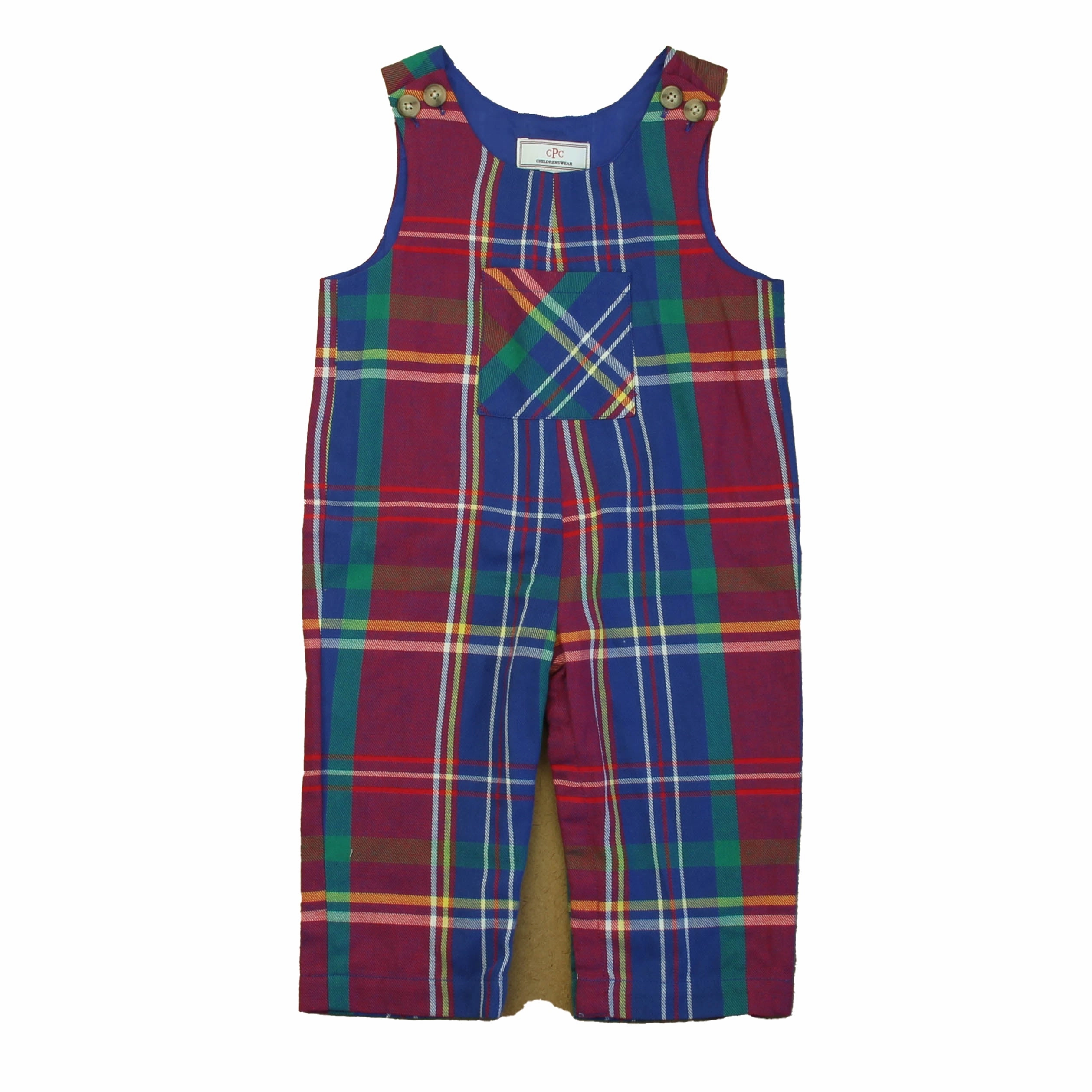 Classic Prep Boys Adirondack Plaid Romper Size: 9-12 Months 2-piece outfit boys, toddler matching sets