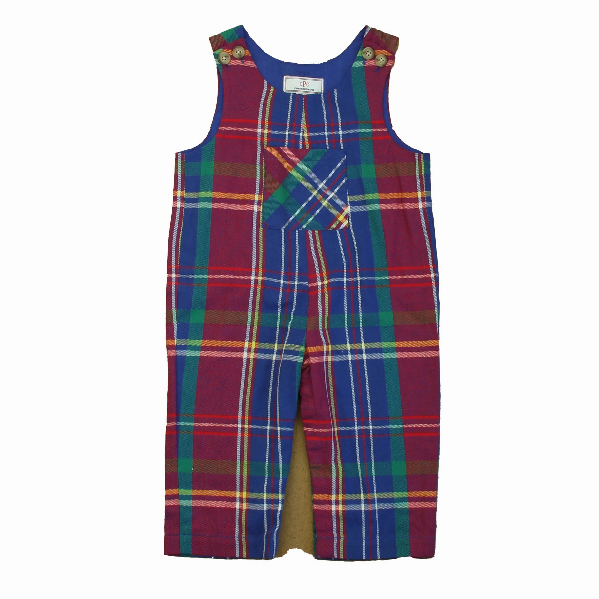 Classic Prep Boys Adirondack Plaid Romper Size: 9-12 Months Boys Summer Matching Set