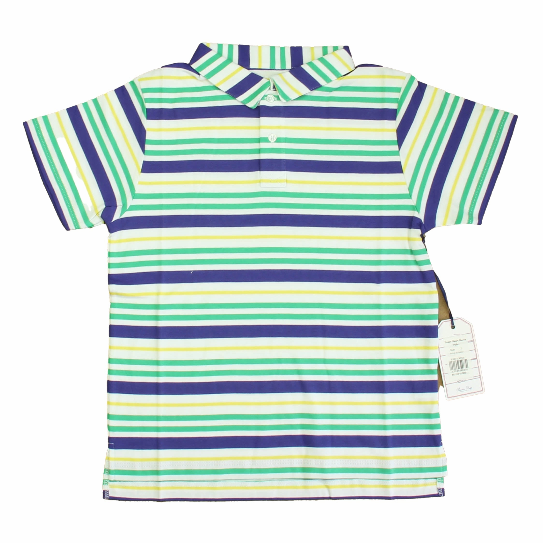 Classic Prep Boys Blarney Multistripe Polo Shirt graphic tees for boys, polo shirts boys