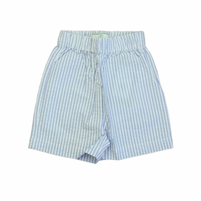 Classic Prep Boys Blue & White Stripe Shorts Size: 9-12 Months boys athletic shorts, cargo shorts boys