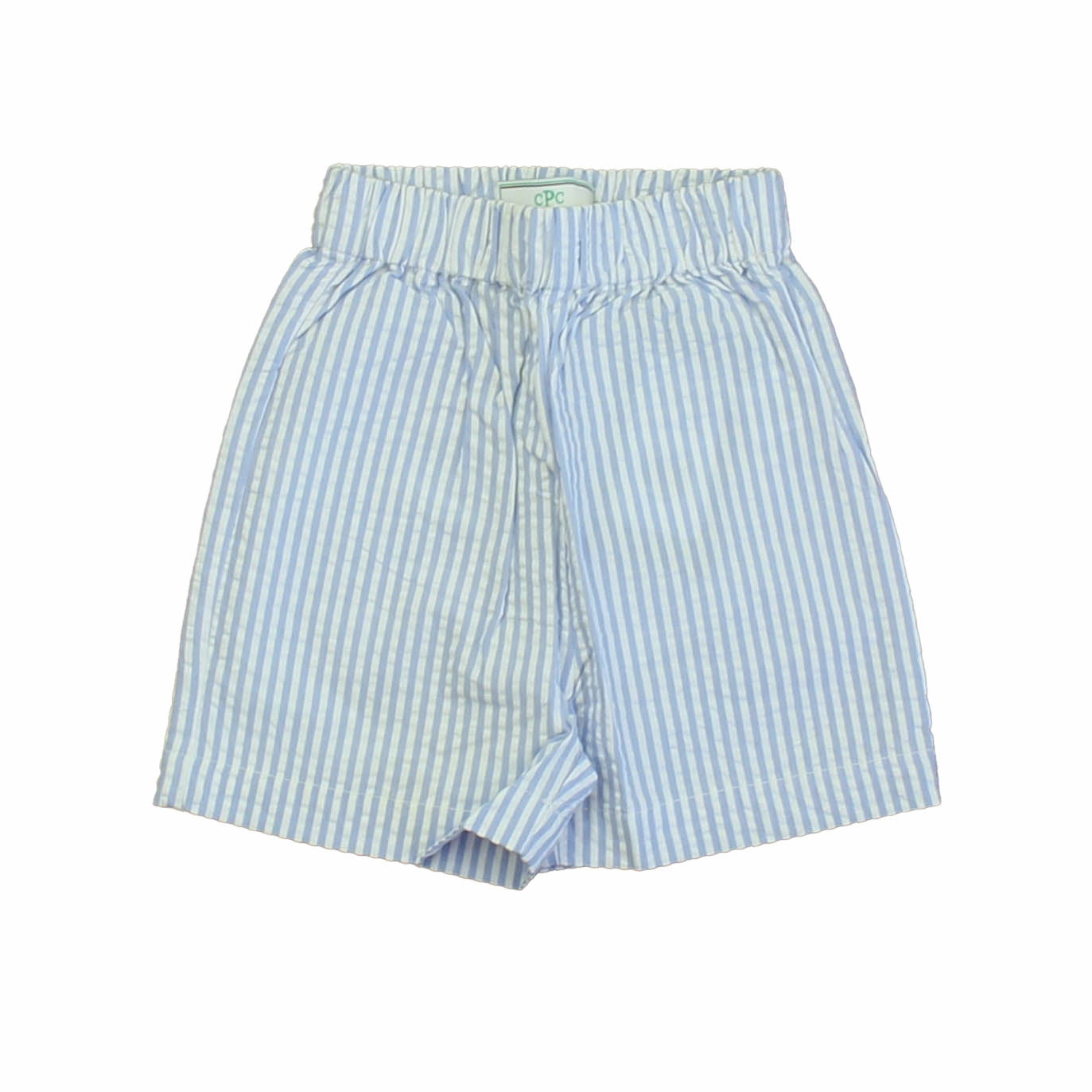 Classic Prep Boys Blue & White Stripe Shorts Size: 9-12 Months boys athletic shorts, cargo shorts boys
