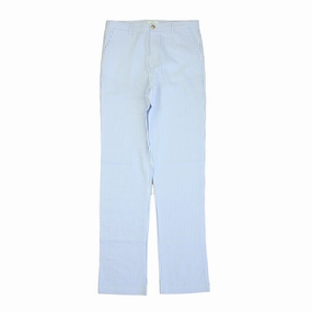 Classic Prep Boys Blue Seersucker Pants boys jogger pants, school uniform pants boys
