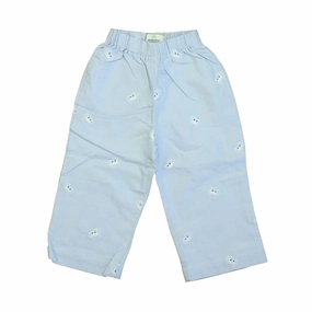 Classic Prep Boys Crabs on Blue Oxford Pants boys jogger pants, school uniform pants boys