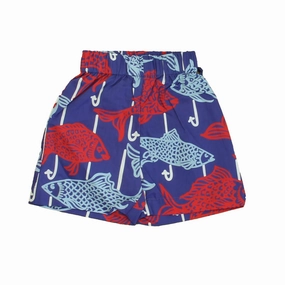 Classic Prep Boys Fishy Fishy Shorts Size: 12-24 Months boys athletic shorts, cargo shorts boys