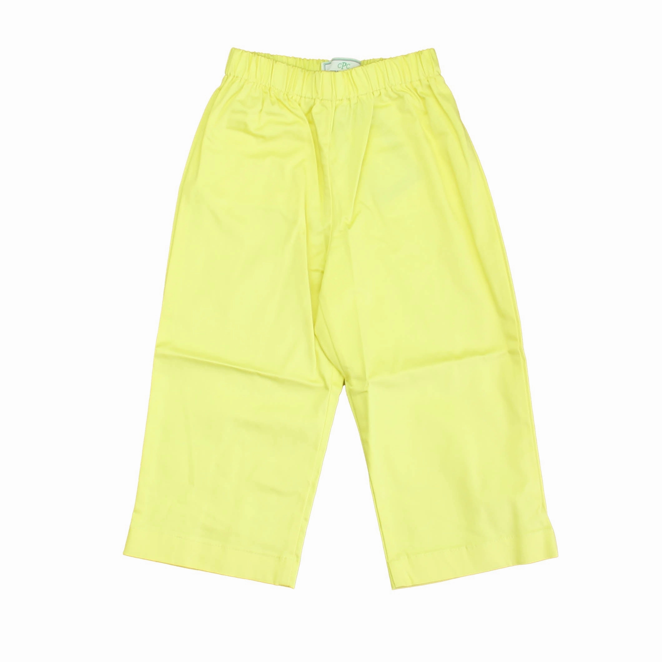 Classic Prep Boys Limelight Yellow Pants Size: 2-5T boys jogger pants, school uniform pants boys