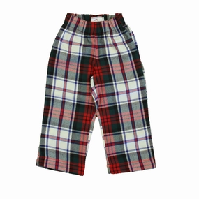 Classic Prep Boys Macduff Plaid Pants Size: 9-12 Months boys jogger pants, school uniform pants boys